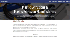 Desktop Screenshot of extrudedplastics.com